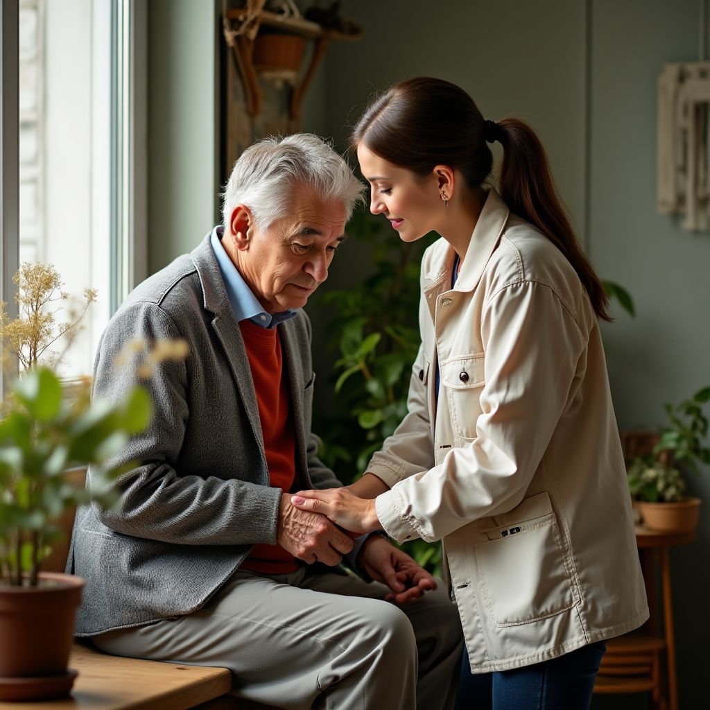 Trénink péče o seniory a doprovodu